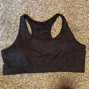 Zyia Black Bomber Bra